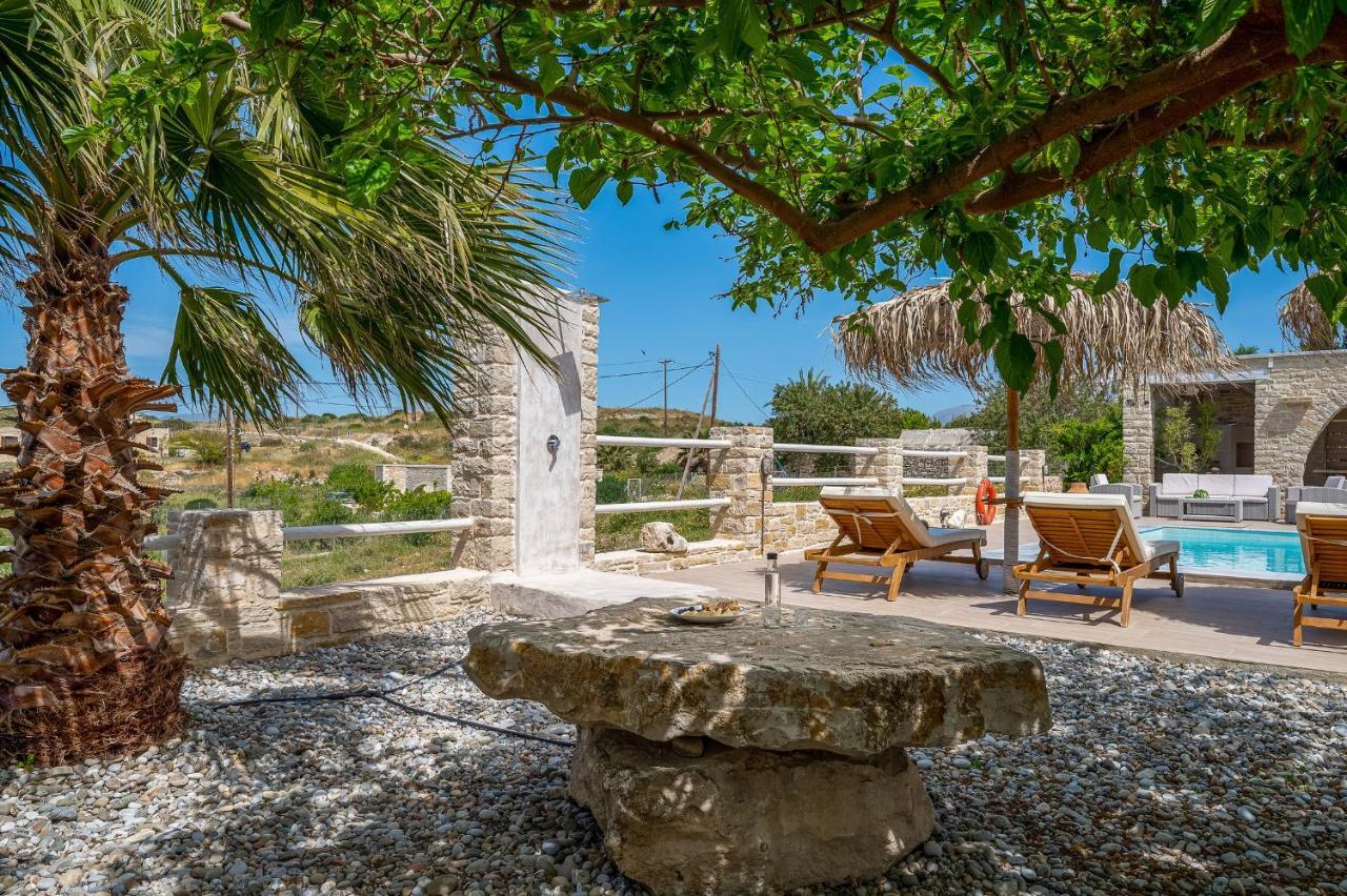 Golden Sky Villa Kamilari Ngoại thất bức ảnh