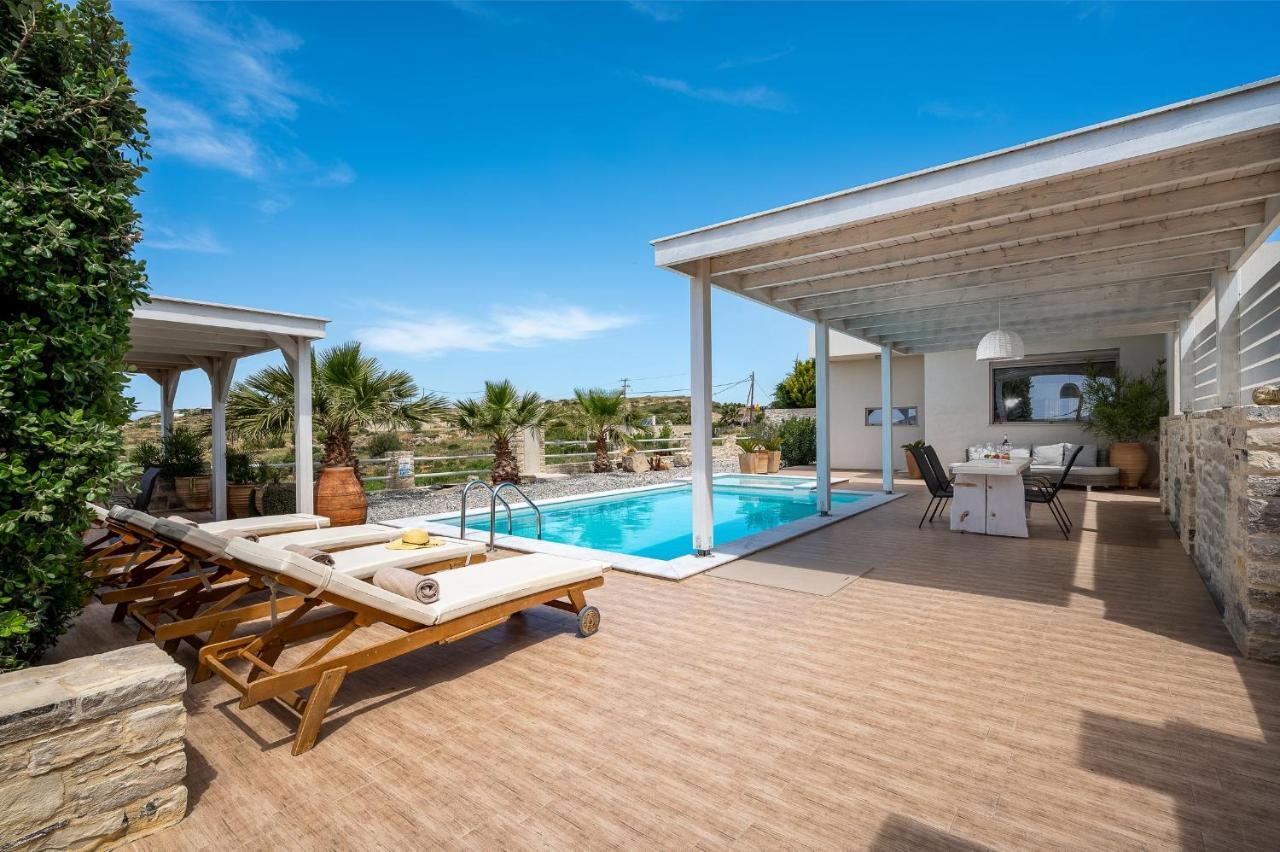 Golden Sky Villa Kamilari Ngoại thất bức ảnh