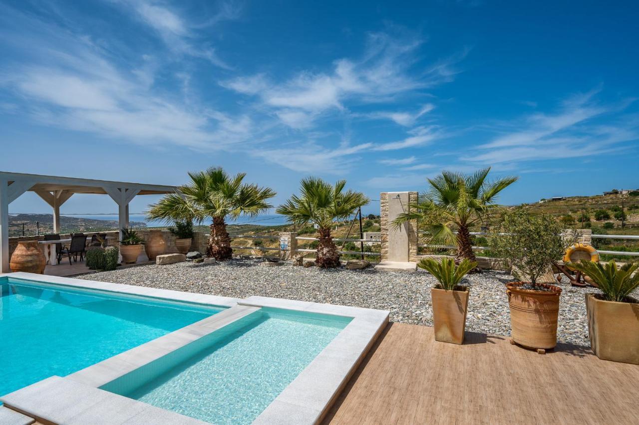 Golden Sky Villa Kamilari Ngoại thất bức ảnh